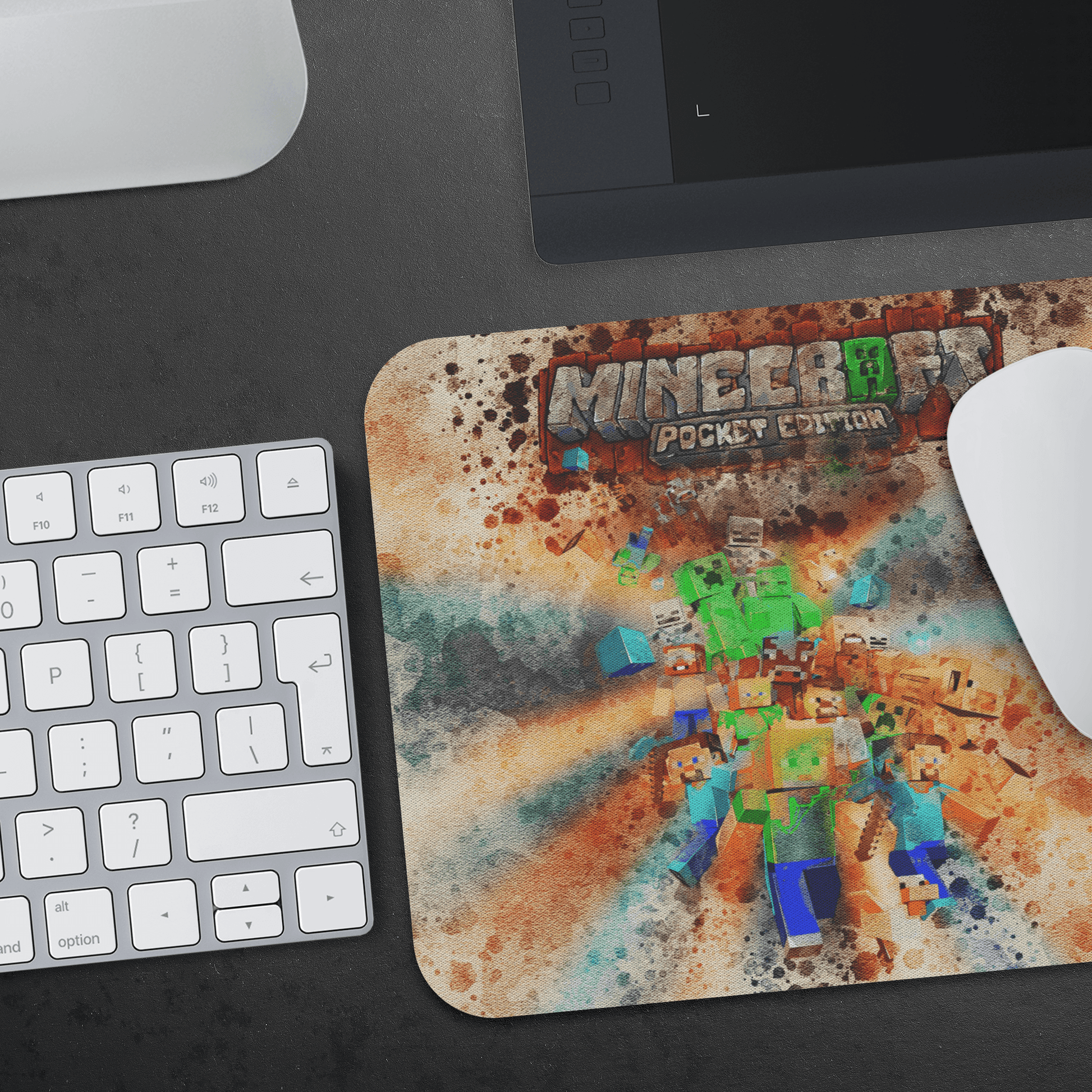 Minecraft Mouse Pad Watercolor A104 - Lusy Store