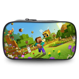 Minecraft Pencil Case Great Gift For Kids PS07 4.5x11x22cm (2x4x9'')