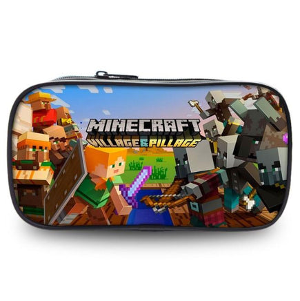 Minecraft Pencil Case Great Gift For Kids PS11 4.5x11x22cm (2x4x9'')