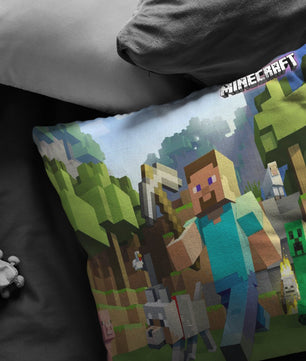 Minecraft pillow sky blue - Lusy Store