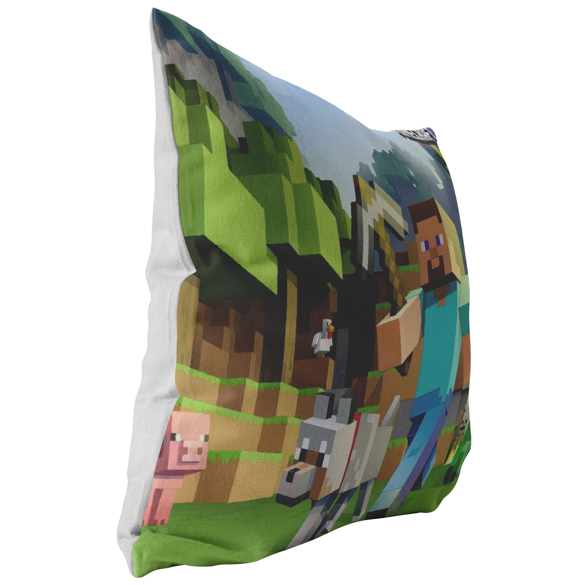Minecraft pillow sky blue - Lusy Store