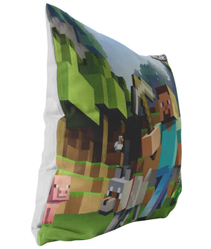 Minecraft pillow sky blue - Lusy Store