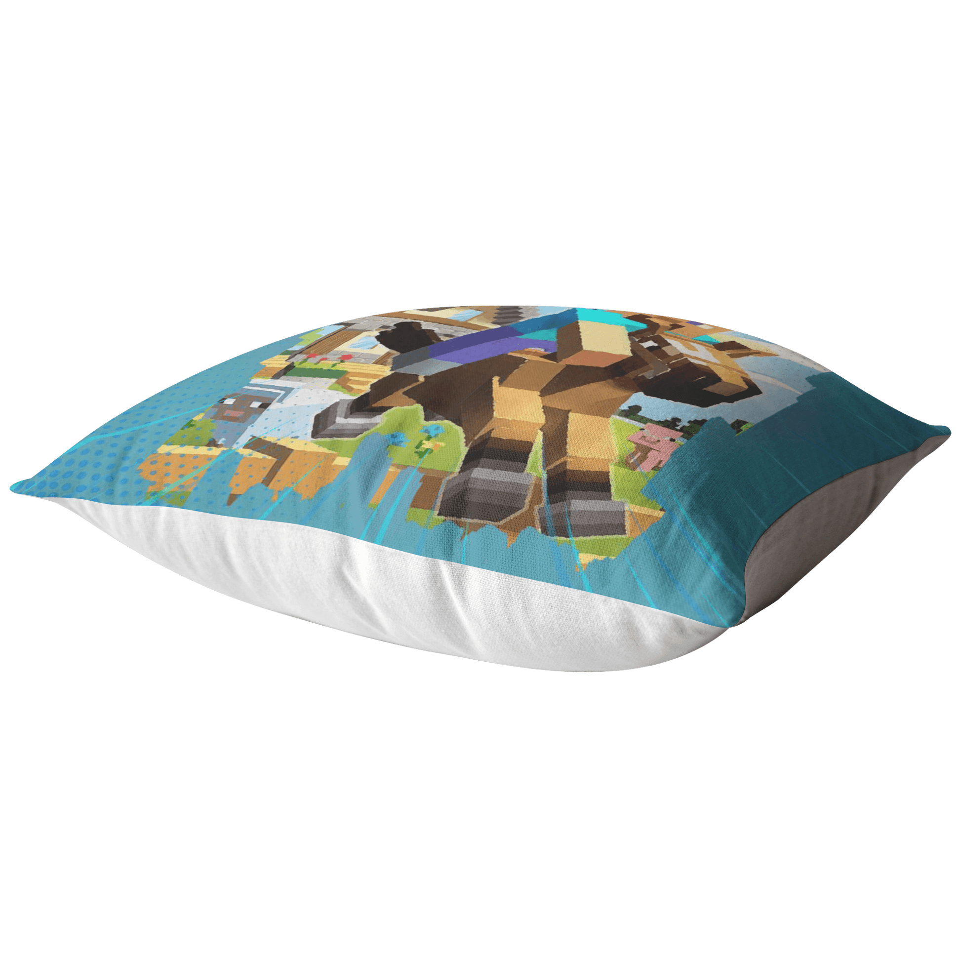Minecraft pillow steven ride horse - Lusy Store