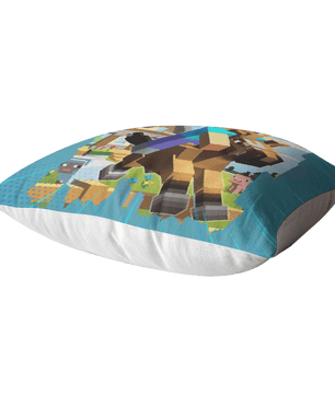 Minecraft pillow steven ride horse - Lusy Store