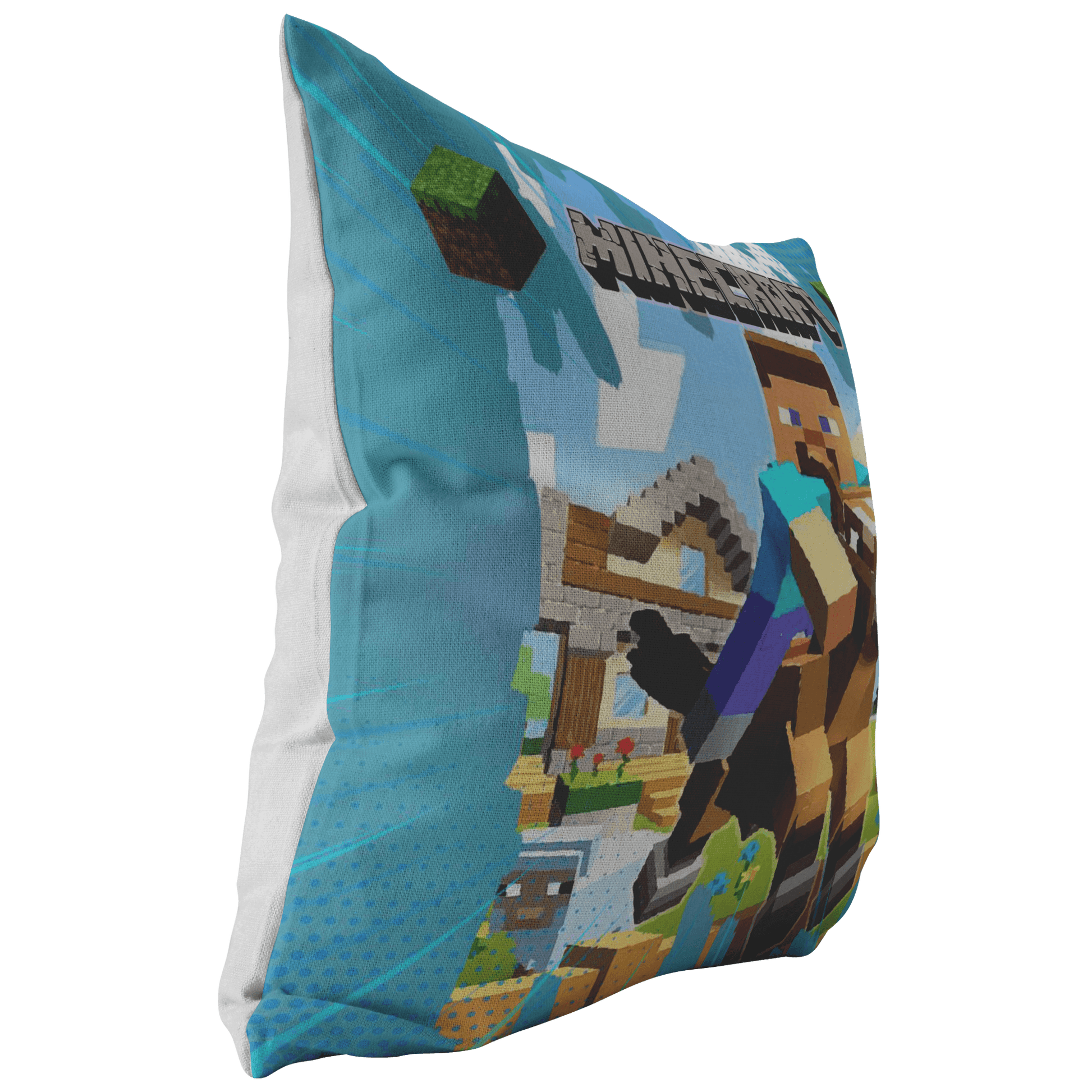 Minecraft pillow steven ride horse - Lusy Store