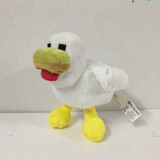 Minecraft Plush Stuffed Toys Snow Golem Steve Zombie Wolf Ocelot Rabbit Chicken Plush Toy - Lusy Store