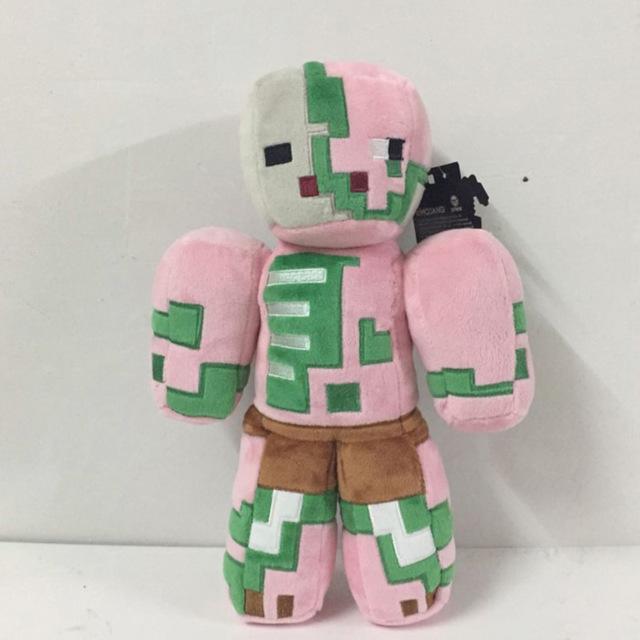 Minecraft Plush Stuffed Toys Snow Golem Steve Zombie Wolf Ocelot Rabbit Chicken Plush Toy - Lusy Store