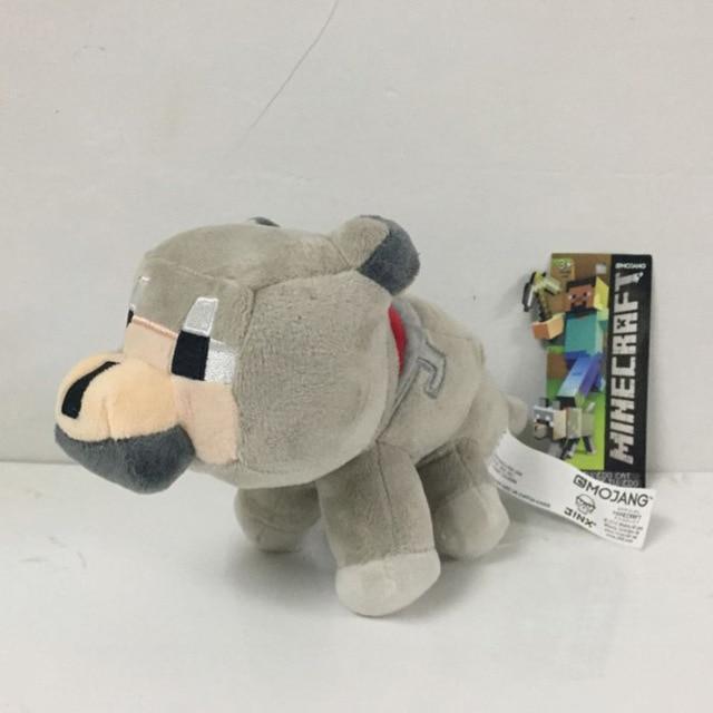Minecraft Plush Stuffed Toys Snow Golem Steve Zombie Wolf Ocelot Rabbit Chicken Plush Toy - Lusy Store