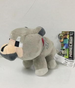 Minecraft Plush Stuffed Toys Snow Golem Steve Zombie Wolf Ocelot Rabbit Chicken Plush Toy - Lusy Store