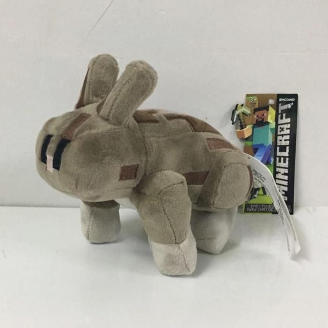 Minecraft Plush Stuffed Toys Snow Golem Steve Zombie Wolf Ocelot Rabbit Chicken Plush Toy - Lusy Store