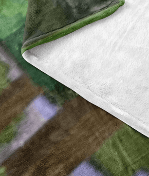 Minecraft Ray Tracing Story Mode Large Fleece Blanket 3D Unique - Lusy Store