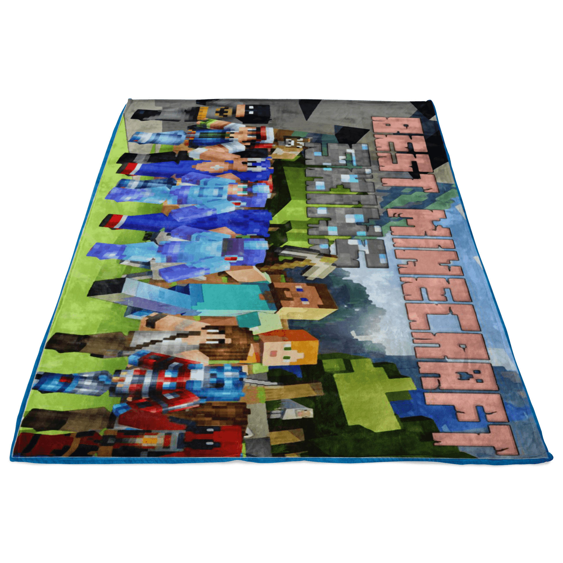 Minecraft Skin Fleece Blanket Lightweight  Supremely Soft & Cozy Fleece Lightweight Funny - Lusy Store