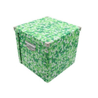 Minecraft Storage Multifunctional Mosaic Storage Box Big Gift For Fan XL Green