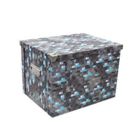 Minecraft Storage Multifunctional Mosaic Storage Box Big Gift For Fan 3XL Blue miner's lamp