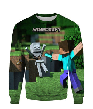 Minecraft Sword T-Shirt Green Color - Lusy Store