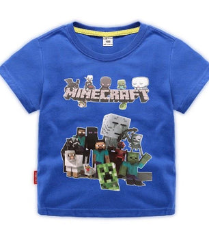 Minecraft T Shirt Children's Clothing Short Sleeved - Lusy Store