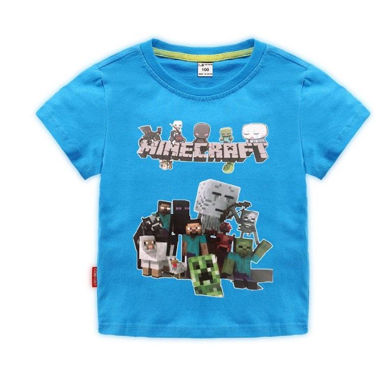 Minecraft T Shirt Children's Clothing Short Sleeved - Lusy Store