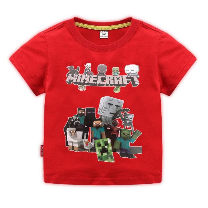 Minecraft T Shirt Children's Clothing Short Sleeved - Lusy Store