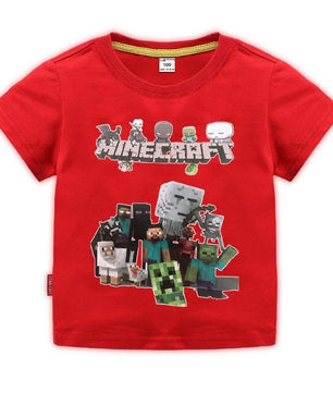 Minecraft T Shirt Children's Clothing Short Sleeved - Lusy Store