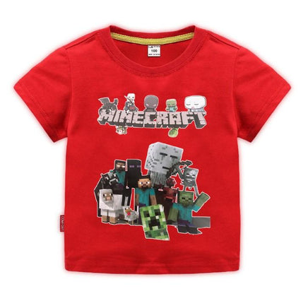Minecraft T Shirt Children's Clothing Short Sleeved - Lusy Store