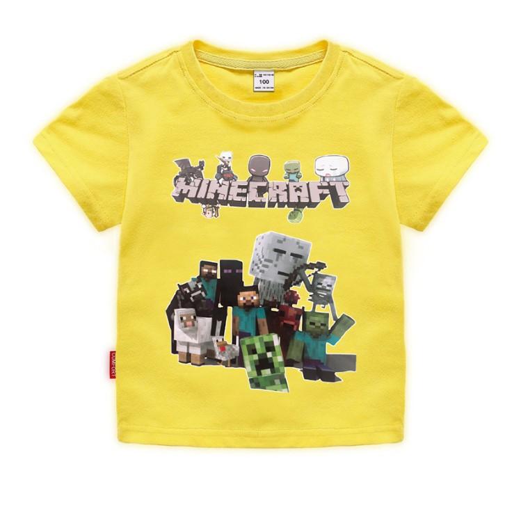 Minecraft T Shirt Children's Clothing Short Sleeved - Lusy Store