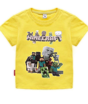 Minecraft T Shirt Children's Clothing Short Sleeved - Lusy Store