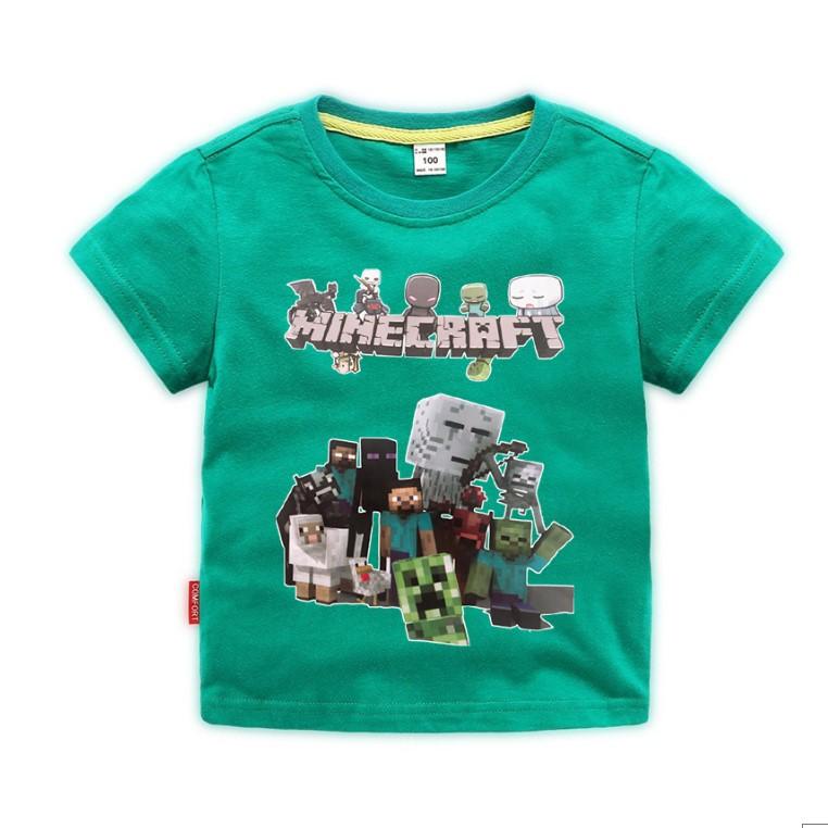 Minecraft T Shirt Children's Clothing Short Sleeved - Lusy Store
