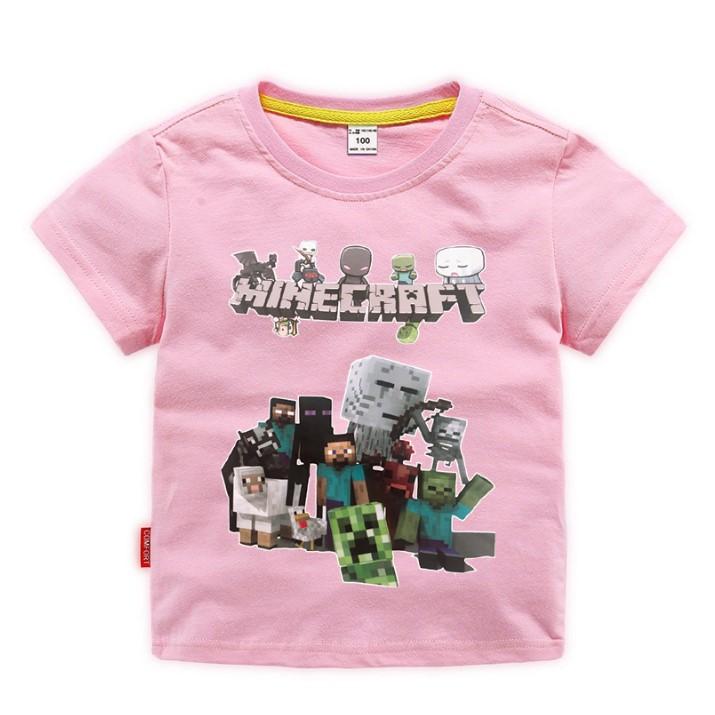 Minecraft T Shirt Children's Clothing Short Sleeved - Lusy Store
