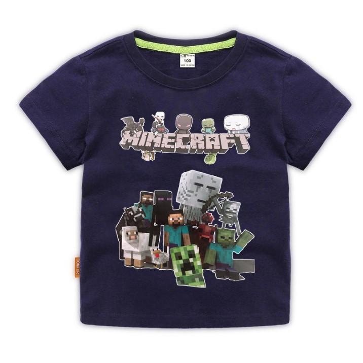 Minecraft T Shirt Children's Clothing Short Sleeved TE15 - Lusy Store