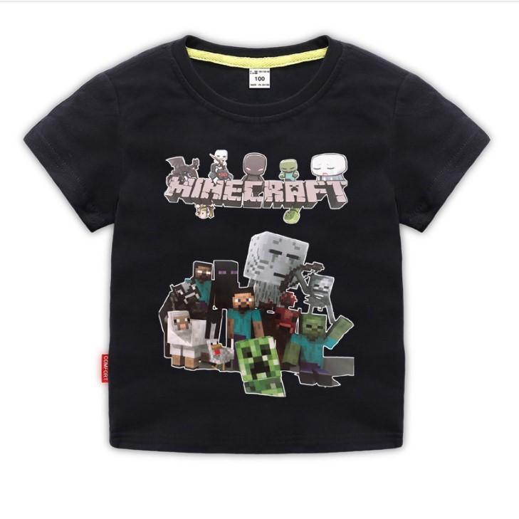 Minecraft T Shirt Children's Clothing Short Sleeved TE15 - Lusy Store