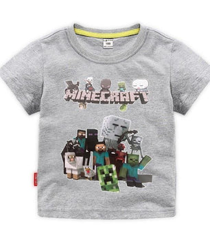 Minecraft T Shirt Children's Clothing Short Sleeved TE15 - Lusy Store