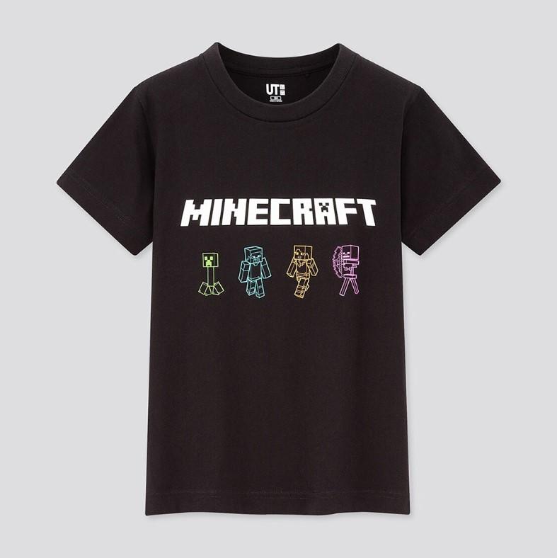 Minecraft T Shirt Round Neck Short Sleeve Cotton Casual Unisex - Lusy Store