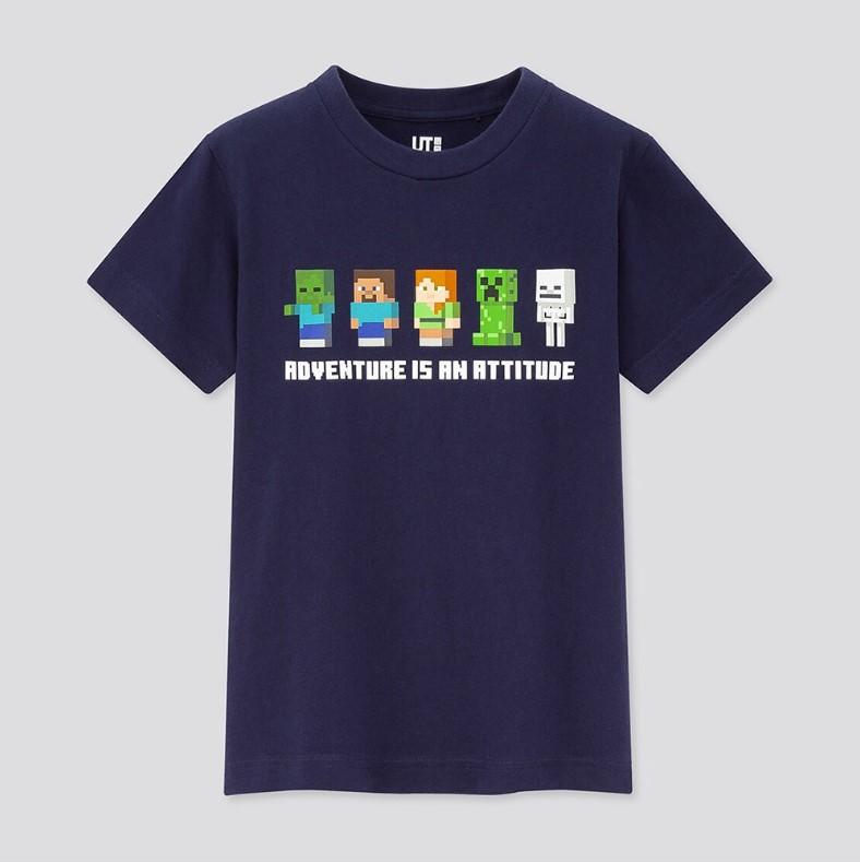 Minecraft T Shirt Round Neck Short Sleeve Cotton Casual Unisex - Lusy Store