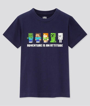 Minecraft T Shirt Round Neck Short Sleeve Cotton Casual Unisex - Lusy Store