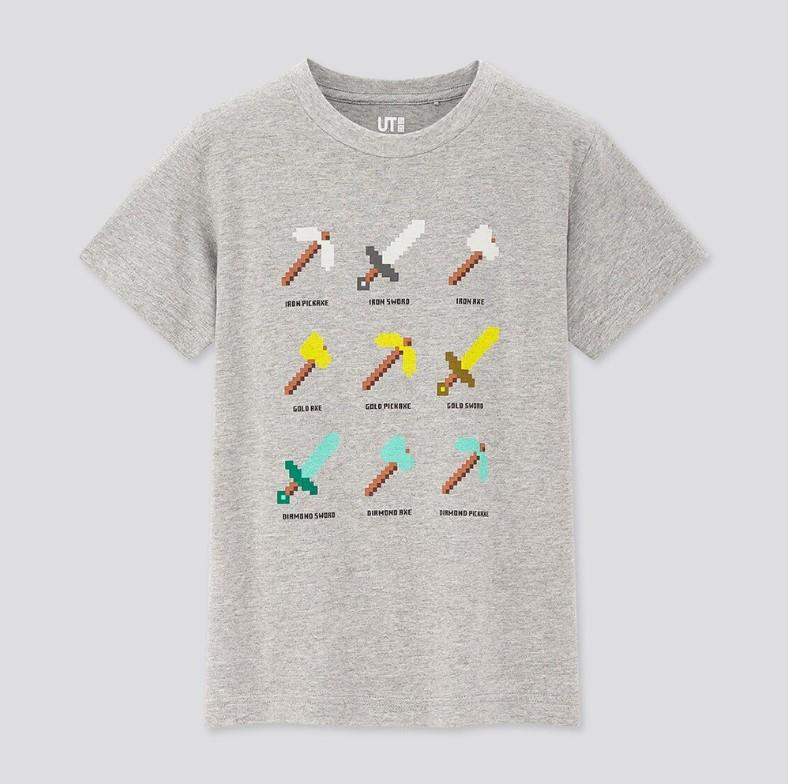Minecraft T Shirt Round Neck Short Sleeve Cotton Casual Unisex - Lusy Store