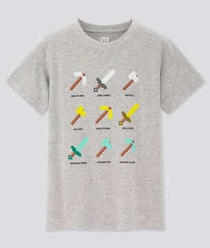 Minecraft T Shirt Round Neck Short Sleeve Cotton Casual Unisex - Lusy Store