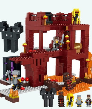 Minecraft toys lego city Building Blocks Volcanic Bricks Educational Toy For Children Gifts Compatible With Legoe - Lusy Store