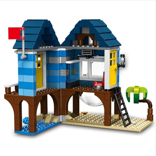 Minecraft toys lego My World Series Beach House Mind World Building Blocks Ocean - Lusy Store