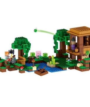 Minecraft toys lego new My World Building Blocks Sets The witch's Cabin Compatible - Lusy Store