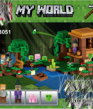 Minecraft toys lego new My World Building Blocks Sets The witch's Cabin Compatible - Lusy Store