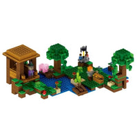 Minecraft toys lego new My World Building Blocks Sets The witch's Cabin Compatible - Lusy Store