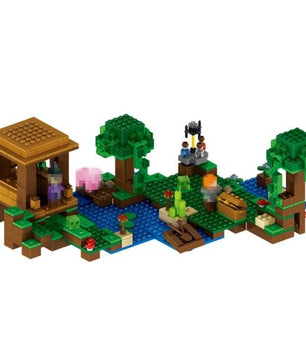 Minecraft toys lego new My World Building Blocks Sets The witch's Cabin Compatible - Lusy Store