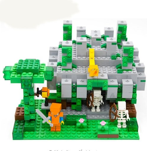 MineCraft toys lego the jungle temple Educational toys hobbies for children - Lusy Store