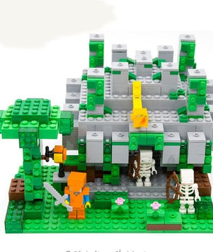 MineCraft toys lego the jungle temple Educational toys hobbies for children - Lusy Store
