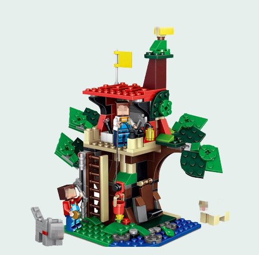 Minecraft toys legoThree Deformation Tree House Adventure Brick Compatible Legoe - Lusy Store