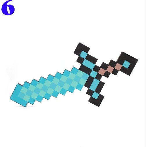 Minecraft Toys Minecraft Foam Diamond Sword Pickaxe Axe Gun TNT EVA Model Toys Gift - Lusy Store