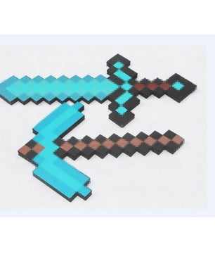 Minecraft Toys Minecraft Foam Diamond Sword Pickaxe Axe Gun TNT EVA Model Toys Gift - Lusy Store