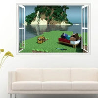 Minecraft Wall Stickers For Kids Room Decal Home 3D - Lusy Store