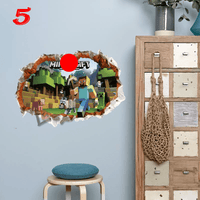 Minecraft Wall Stickers For Kids Room Decal Home 3D 5