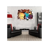 Minecraft Wall Stickers For Kids Room Decal Home 3D - Lusy Store
